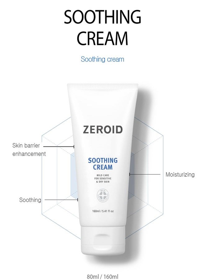 ZEROID | Soothing Cream | Face Moisturizer for Sensitive Skin | Face Cream for Skin Barrier Repair | Facial Lotion for Soothing & Calming | Dermocosmetic Lotion | Korean Skin Care | 5.41 fl oz (160ml) - Image 2